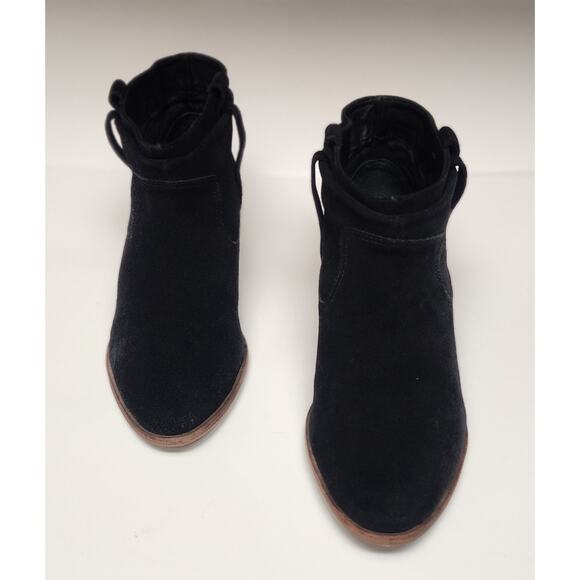 Joie Ajax Black Suede Leather Booties Boots Women's Size US 10/41 - Picture 4 of 13